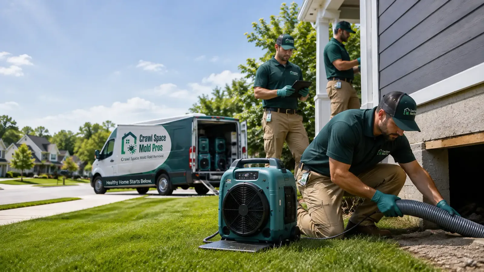 Crawl Space Mold Removal in Oskaloosa, IA